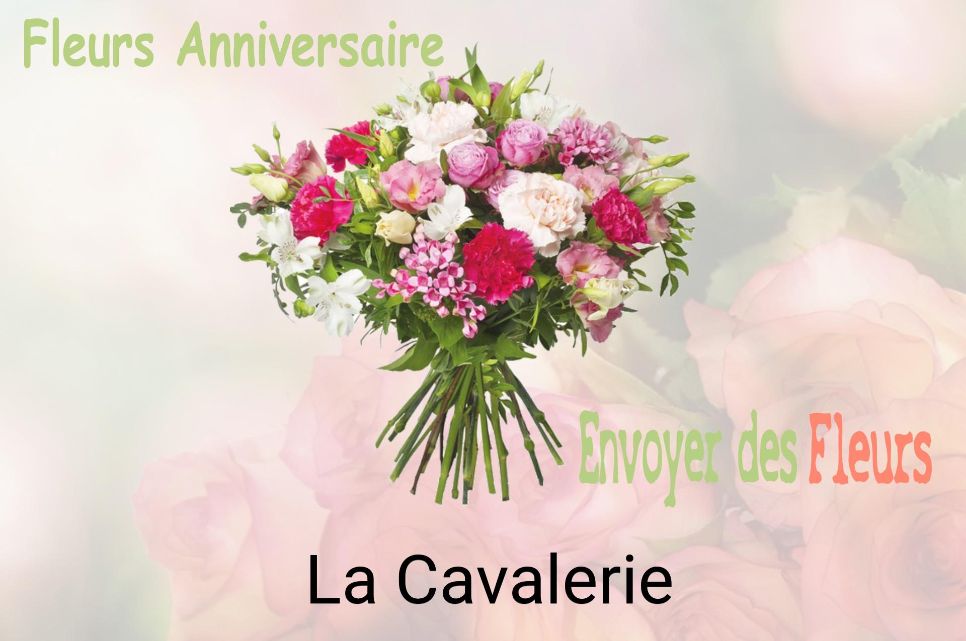 Bouquet de fleurs d’anniversaire livré à La Cavalerie